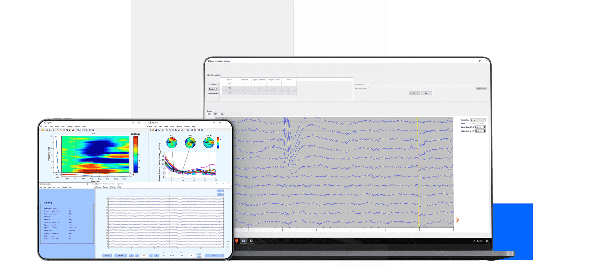 eeg software for eeg dat acquisition and programming